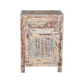 Rustica Reclaimed Solid Wood Bedside Table 72